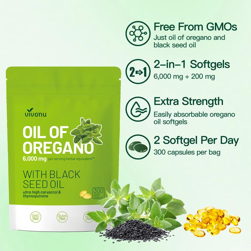 Oil of Oregano with Black Seed Oil