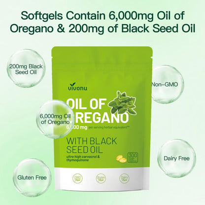 Oil of Oregano with Black Seed Oil
