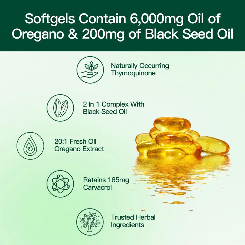 Oil of Oregano with Black Seed Oil