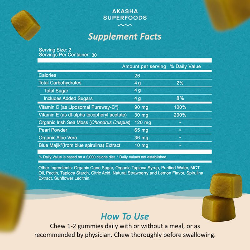 Sea Moss & Pearl Powder Glow Gummies